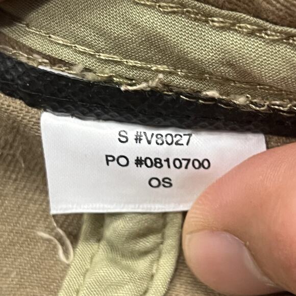 Vuori Hat Cap Strap Back Brown White Logo Preppy Casual Mens - Picture 5 of 7